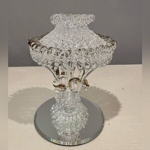 Vintage Rare Baron Glass Carousel Horse Blown Glass Figurine